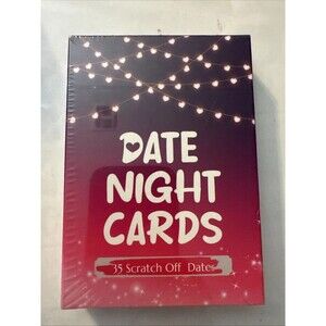 Date Night Cards- 35 Scratch Off Dates. NIB